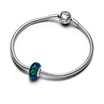 Charm Donna Pandora Opale Verde e Blu - 791691C04 - Gioielleria De Patto