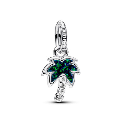 Charm Donna Pandora Pendente Palma Opale - 793352C01 - Gioielleria De Patto