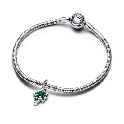 Charm Donna Pandora Pendente Palma Opale - 793352C01 - Gioielleria De Patto