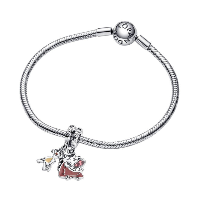 Charm Donna Pandora Disney, Il Re Leone, Pendente Timon e Pumbaa divisibile - 793357C01