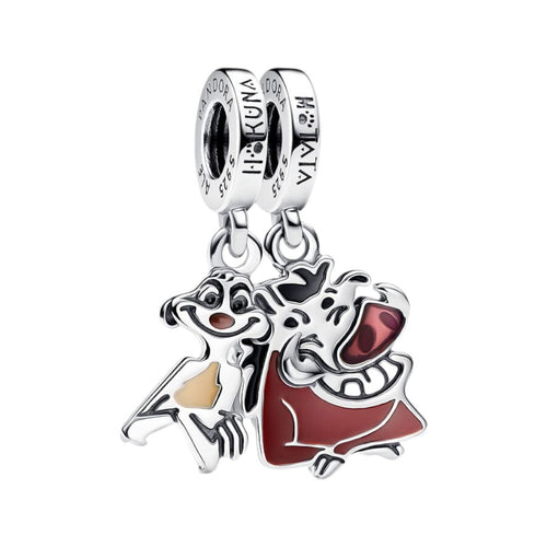 Charm Donna Pandora Disney, Il Re Leone, Pendente Timon e Pumbaa divisibile - 793357C01 - Gioielleria De Patto