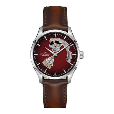 Hamilton Orologio Uomo Jazzmaster Open Heart Auto - H32675570 - Gioielleria De Patto