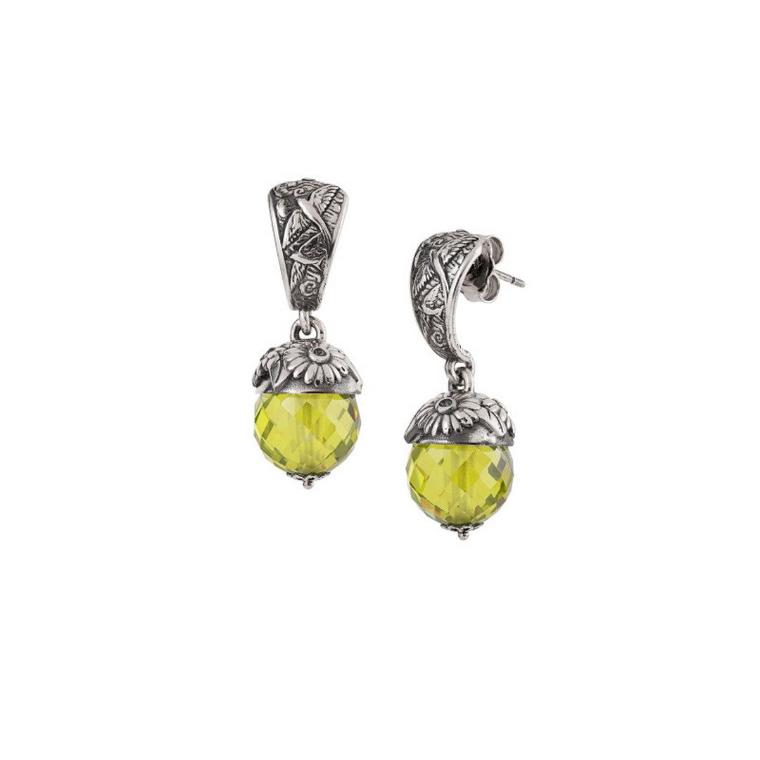 Orecchini Gerardo Sacco Donna arg.tit 925/000 con zirconia sfaccettata "Primavera" - 27809p