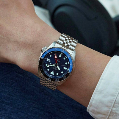 Seiko 5 Sport Orologio GMT Uomo Blu - SSK003K1 - Gioielleria De Patto