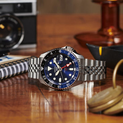 Seiko 5 Sport Orologio GMT Uomo Blu - SSK003K1 - Gioielleria De Patto