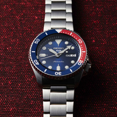 Seiko 5 Sport Orologio Uomo Pepsi - SRPD53K1 - Gioielleria De Patto