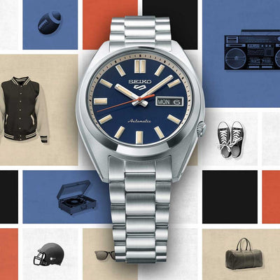 Seiko 5 Orologio Uomo Blu - SRPK87K1 - Gioielleria De Patto