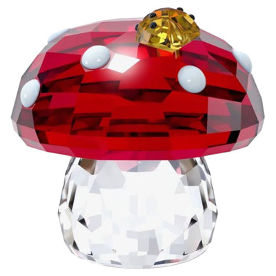 Swarovski Figura Decorativa Fungo e Coccinelle Crystal Idyllia - 5683436 - Gioielleria De Patto