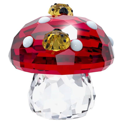 Swarovski Figura Decorativa Fungo e Coccinelle Crystal Idyllia - 5683436 - Gioielleria De Patto
