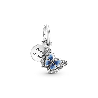 Pendente Donna Pandora Farfalla Blu - 790757C01 - Gioielleria De Patto