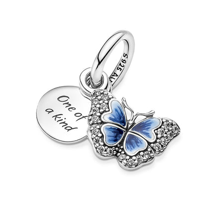 Pendente Donna Pandora Farfalla Blu - 790757C01 - Gioielleria De Patto