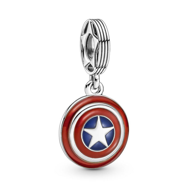 Pendente Donna Pandora Marvel, Avengers, Scudo di Captain America - 790780C01