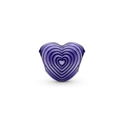 Charm Donna Pandora Batticuore Viola "Mom" - 791160C01 - Gioielleria De Patto