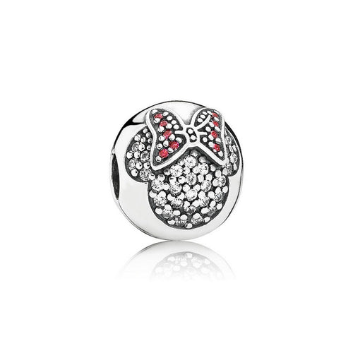 Charm Donna Pandora Disney, Minnie in Pavè - 791450CZ