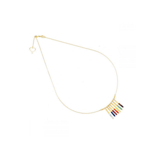 Girocollo Donna Maman et Sophie Mia Africa Multicolor Pendente - ghmafmupn