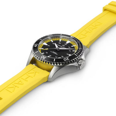 Hamilton Orologio Uomo Scuba Auto Khaki Navy - H82395332 - Gioielleria De Patto