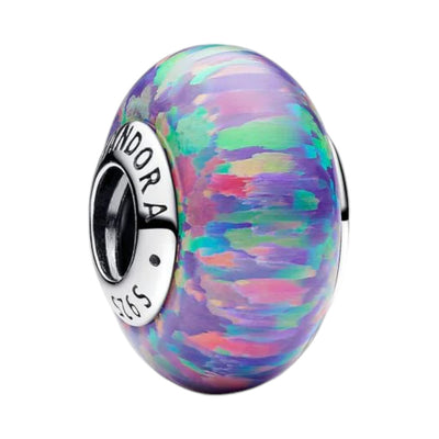 Charm Donna Pandora Opale Glitter Viola - 791691C05 - Gioielleria De Patto