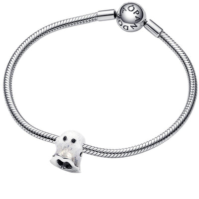 Charm Donna Pandora Fantasma Boo che si illumina al buio - 793404C01 - Gioielleria De Patto