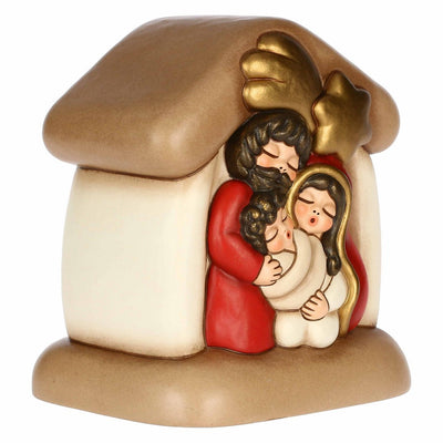 Thun Mini presepe con capanna e Sacra Famiglia in ceramica - S3394A82 - Gioielleria De Patto