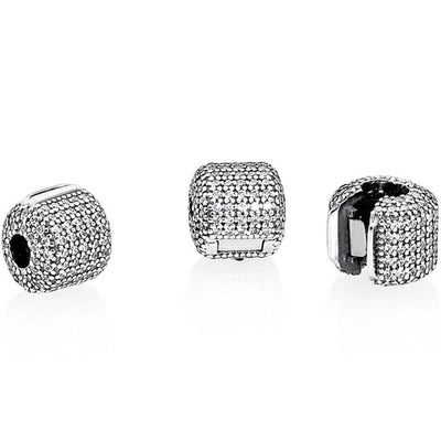 Charm Donna Pandora Cilindro in Pavé - 791873CZ - Gioielleria De Patto