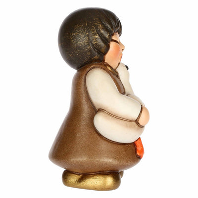 Thun Bimba con oca in ceramica Presepe Classico - S3397A83 - Gioielleria De Patto