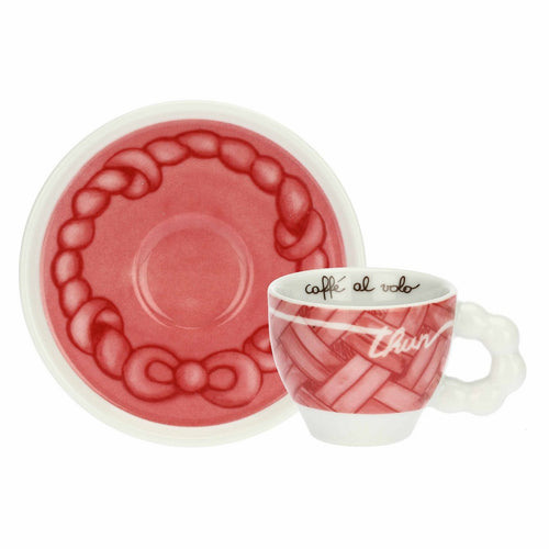 Thun Set 6 tazzine espresso in porcellana AbbracciAMI - P5047A91 - Gioielleria De Patto