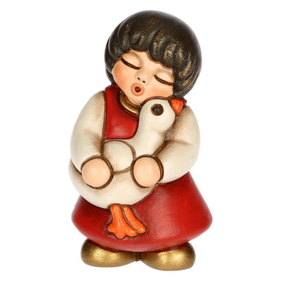 Thun Bimba con oca in ceramica Presepe Classico - S3397A82 - Gioielleria De Patto