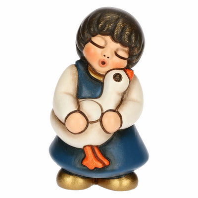Thun Bimba con oca in ceramica Presepe Classico - S3397A98 - Gioielleria De Patto