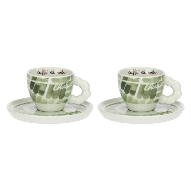 Thun Set 2 tazzine espresso e zuccheriera in porcellana AbbracciAMI - P5049A91