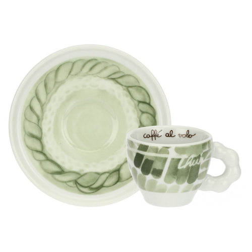 Thun Set 2 tazzine espresso e zuccheriera in porcellana AbbracciAMI - P5049A91 - Gioielleria De Patto