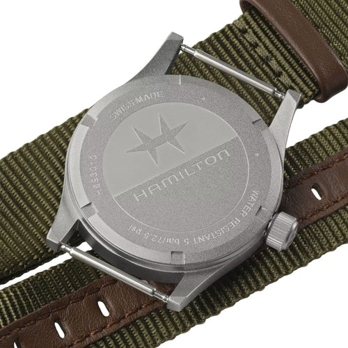 Hamilton Orologio Uomo Khaki Field Quartz 33 mm - H69301930 - Gioielleria De Patto