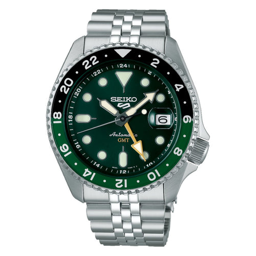 Seiko Orologio Uomo 5 Automatique Homme Gmt Acier Vert/Noire - SSK035K1 - Gioielleria De Patto