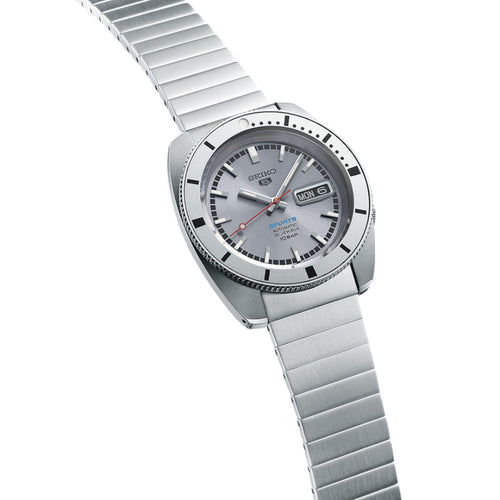 Seiko Orologio Uomo 5 Automatique Homme Gris 2024 61-5D Re-Creation El 9999 Pcs - SRPL03K1 - Gioielleria De Patto