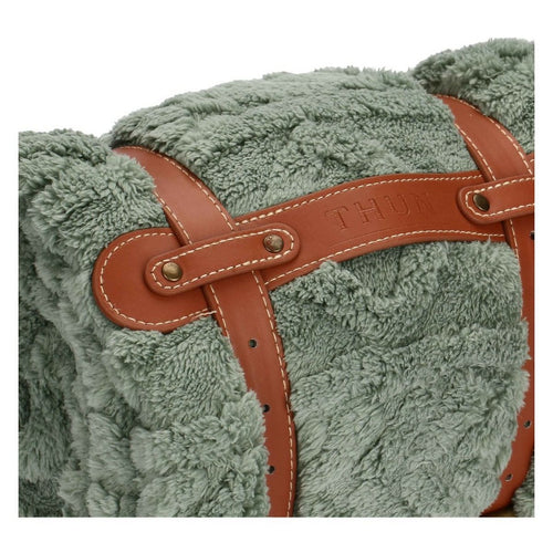 Thun Coperta Inverno Incantato con manici in ecopelle, verde - P5174P00 - Gioielleria De Patto