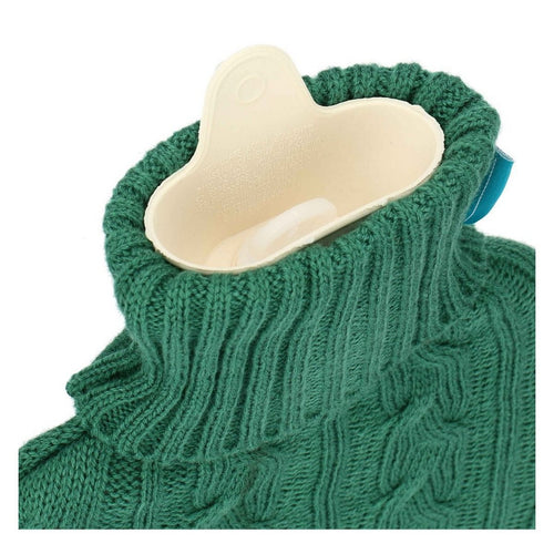 Thun Boule acqua calda con cover in tricot jaqard AbbracciAMI, verde - P5182P00 - Gioielleria De Patto