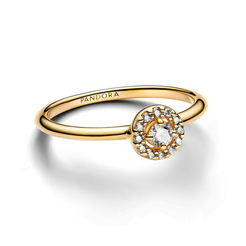 Anello Donna Pandora Punto Luce e Pavè - 163554C01 - Gioielleria De Patto