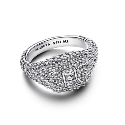 Anello Donna Pandora Cocktail con Pavè - 193556C01 - Gioielleria De Patto