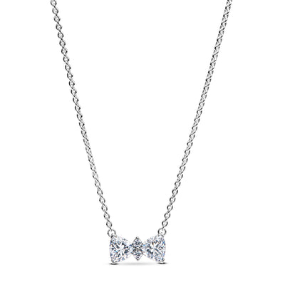 Collana Donna Pandora Collana Fiocco Luminoso - 393509C01 - Gioielleria De Patto