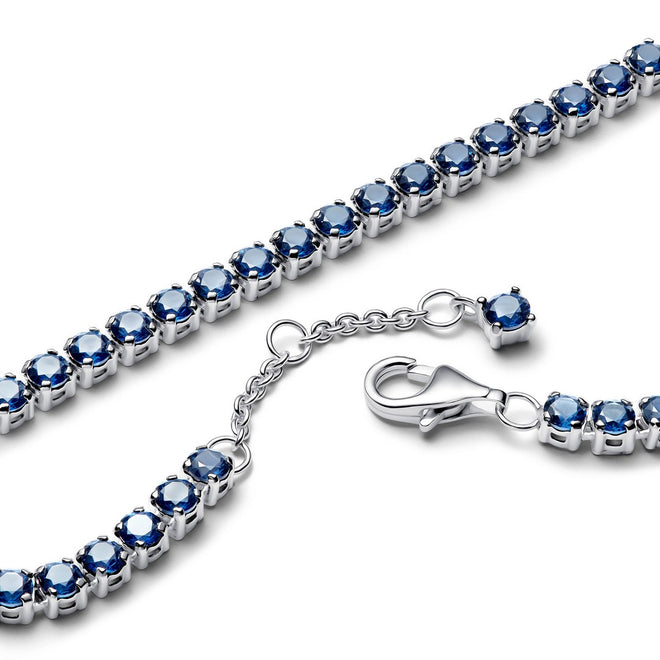 Bracciale Donna Pandora Tennis con Pietre Blu - 591469C02 - Gioielleria De Patto