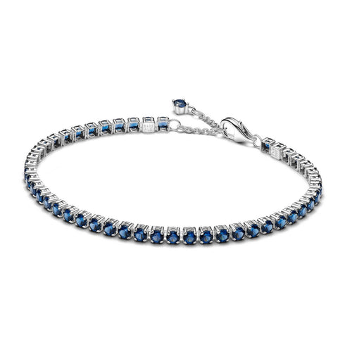 Bracciale Donna Pandora Tennis con Pietre Blu - 591469C02 - Gioielleria De Patto