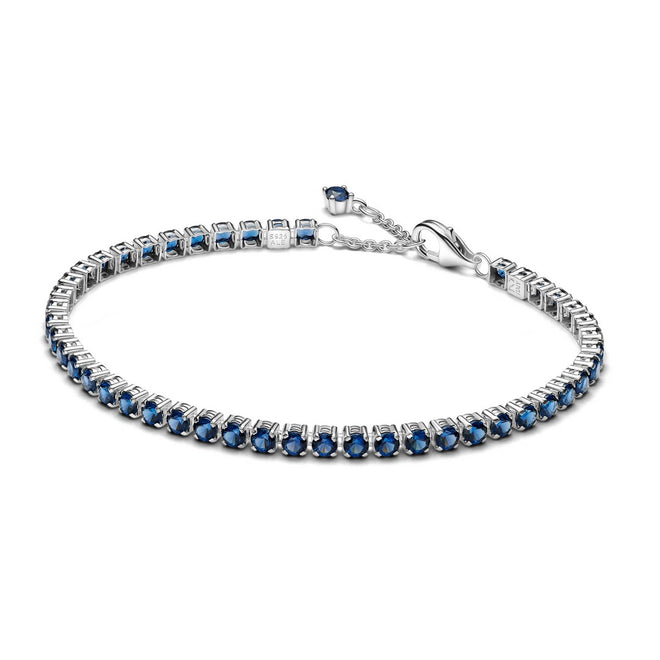 Bracciale Donna Pandora Tennis con Pietre Blu - 591469C02 - Gioielleria De Patto