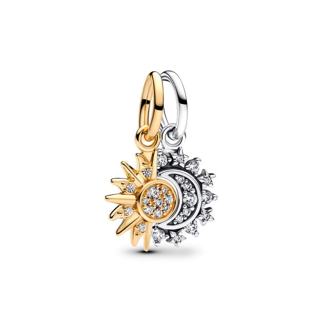 Charm Donna Pandora Pendente Sole e Luna Divisibile - 763585C01 - Gioielleria De Patto