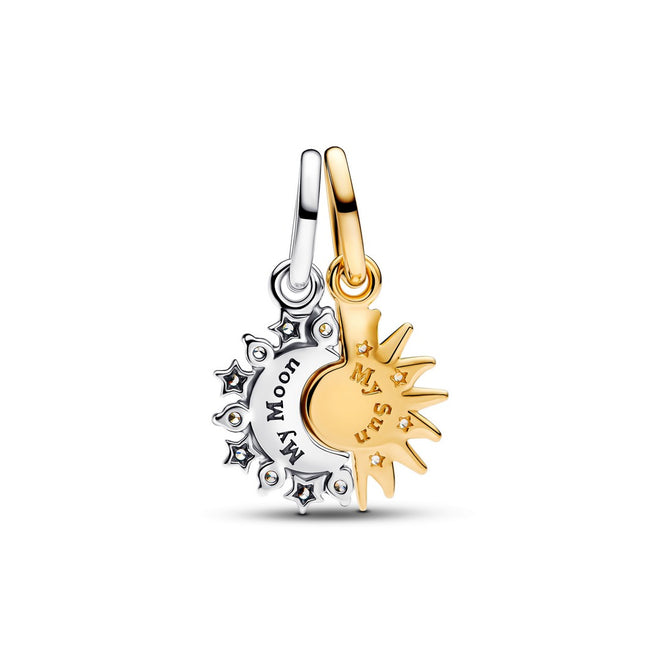 Charm Donna Pandora Pendente Sole e Luna Divisibile - 763585C01 - Gioielleria De Patto