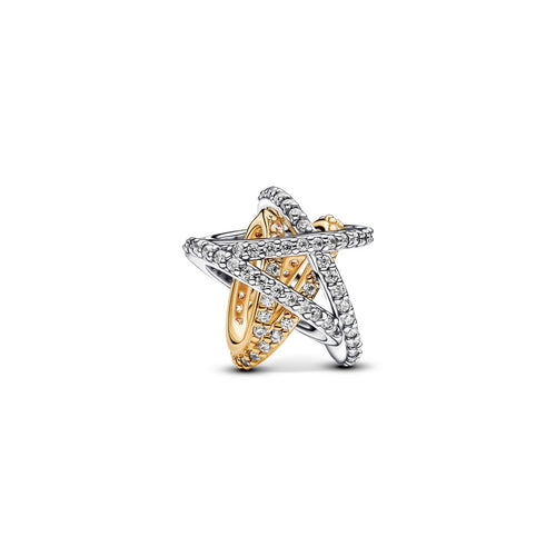 Charm Donna Pandora Stella Intrecciata Luminosa - 763590C01 - Gioielleria De Patto