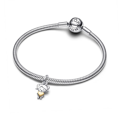 Charm Donna Pandora Pendente Bimba Felice - 763601C00 - Gioielleria De Patto