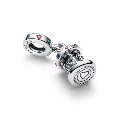Charm Donna Pandora Pendente Giostra di Natale - 793586C01 - Gioielleria De Patto