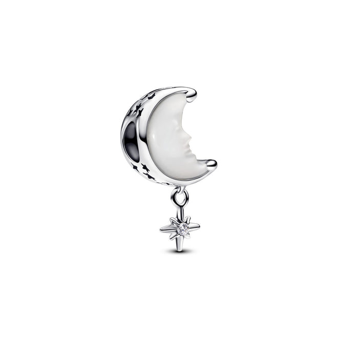 Charm Donna Pandora Luna e Stella Polare - 793594C01 - Gioielleria De Patto