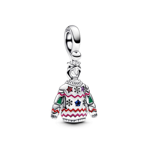 Charm Donna Pandora Pendente Maglione di Natale - 793596C01 - Gioielleria De Patto