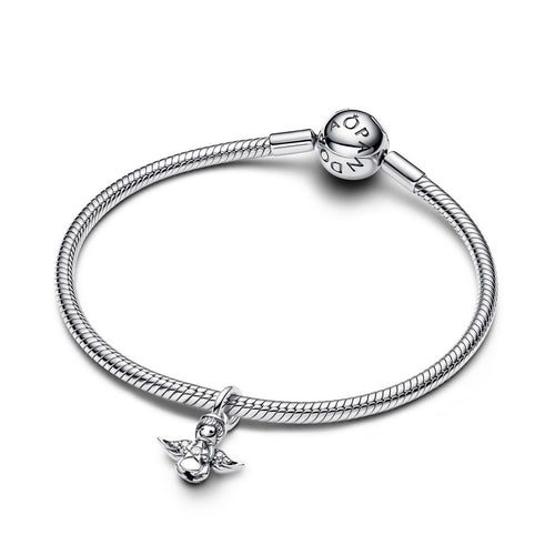 Charm Donna Pandora Pendente Angelo e Stella - 793598C01 - Gioielleria De Patto