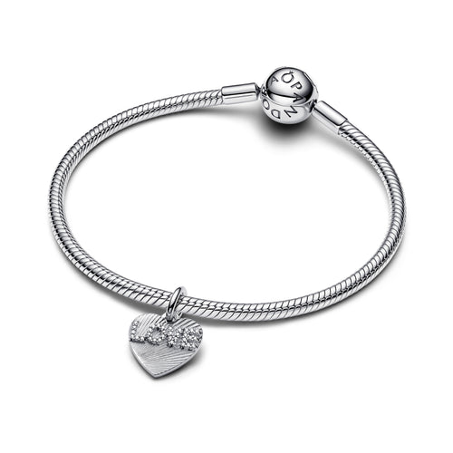 Charm Donna Pandora Pendente Cuore Love da incidere - 793604C01 - Gioielleria De Patto